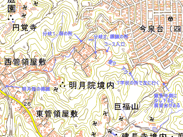 鎌倉アルプス 天園ハイキングコース 大平山 明月院 明月谷